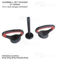 Gambar PROMO Frasser Dumbbell Set Peralatan Fitness 30 Kg Six In One Dumbell Barbel Set DMB ST 04 NEW dari BoyzoraStore undefined 5 Tokopedia