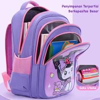 Gambar Tas Sekolah Import untuk Anak Laki Laki Perempuan Motif Sanrio Kuromi My Melody Astronot Tas Gendung Playgroup TK SD Kelas 1 2 3 4 5 6 SMP School Bag Bahan Polyester Ringan Anti Air Taman Kanak Kanak Pre-K K1 K2 Kindergarten Tas Punggung Buku Tulis Import - S-029-Ungu-M dari Lucky88 mobile undefined 5 Tokopedia