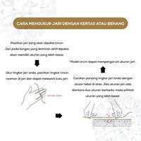Gambar Frank & co. Fashion Oval Ring 1 / Cincin - whitegold dari Frank & co. Official store undefined 4 Tokopedia