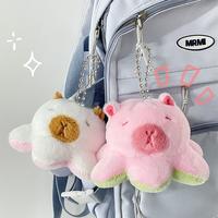 Gambar 1PC Funny Flip Octopus Capybara Plush Toy Cute Stuffed Animal Keychain Bag Pendant Key Holder Decoration For Couple Gift dari SUNITOSA undefined 4 Tokopedia