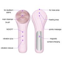 Gambar New Portable Wireless Charging Vibration Face Pore Cleaning Electric Waterproof Silicone Facial Cleansing Brush dari asssuddarjoooooo undefined 4 Tokopedia