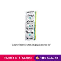 Gambar Folic Acid 1 mg 10 Tablet - Vitamin & Suplemen Anemia - Halodoc dari Apotek Halomedika Tirta Raya Sidoarjo undefined 1 Tokopedia