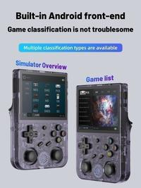 Gambar ANBERNIC RG353V 128GB Handheld Retro Game Console Emulator 27000 Games - Hitam dari Kenza Angelica undefined 5 Tokopedia