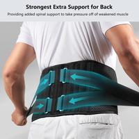 Gambar back brace for men and women - breathable waist lumbar lower back support belt for sciatica, herniated disc, scoliosis back pain dari jayaaelalu undefined 4 Tokopedia