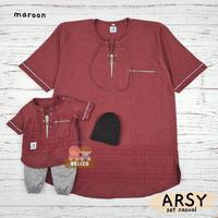 Gambar BAJU KOKO COUPLE ANAK DAN AYAH / BAJU KOKO ANAK / BAJU KOKO BAYI / BAJU KOKO DEWASA / SET KOKO ARSY dari ibu las kutirah undefined 5 Tokopedia