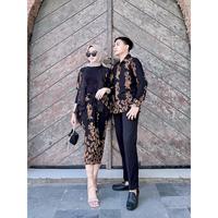 Gambar set couple batik wayang ruby + kemeja dari ibu ewasti lax undefined 4 Tokopedia