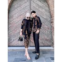Gambar set couple batik wayang ruby + kemeja dari ibu ewasti lax undefined 3 Tokopedia