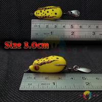 Gambar Umpan Pancing Casting Mini Soft Frog 1.5cm 2cm 2.5cm 3cm 3.5cm Blade with UV Bright Motif Baru Kodok Tiruan Casting Umpan Gabus Toman Channa Limbata * dari LAPAK MAK ITI undefined 2 Tokopedia
