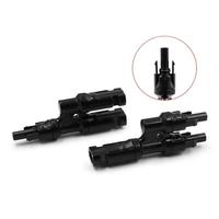 Gambar [30A] Mc4 Connector T (2 To 1, Sepasang M/F) 1000V Solar Panel Surya dari peronmart undefined 2 Tokopedia