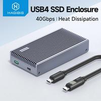 Gambar Hagibis MC40 40Gbps USB4 M.2 NVMe SSD Enclosure With LED Display USB4 Cable for Thunderbolt 4/3 USB 3.2/3.1/3.0 B+M M-Key SSD Case dari Hagibis Indonesia undefined 1 Tokopedia
