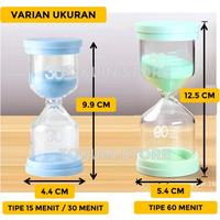 Gambar Jam Pasir Hour Glass Sand Timer Kaca Dekorasi Hourglass 15 30 60 Menit dari rizkistor. undefined 2 Tokopedia