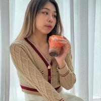 Gambar Clyde Cardigan Outer Aesthetic Korean Style Rajut Lucu - Mocca dari nurul_qomariahm undefined 3 Tokopedia