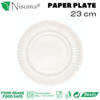Gambar Paper Plate 23 Cm - 100 Pcs / Piring Kertas 23 Cm (Piring Besar) dari tokoakillaa undefined 1 Tokopedia