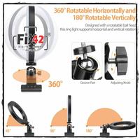 Gambar Ring Light 26cm 16cm Ringlight Portable Lighting Zoom Meeting Video Conference 26 - 16 cm With Strong Clamp Monitor Laptop PC Meja dari temanku86 undefined 5 Tokopedia