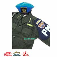 Gambar TERBARU seragam polisi militer anak baju tentara anak pakaian polisi militer anak baju profesi tni anak - 4 (6-7th) dari Tata Costume undefined 3 Tokopedia
