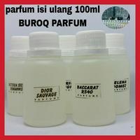 Gambar (TERLARIS) BUROQ PARFUM REFILL PRIA WANITA ISI ULANG MURAH BOTOL BIBIT PARFUM 100ML dari anjaymabar1345 undefined 1 Tokopedia