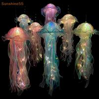 Gambar WGM - Lampion Ubur-Ubur DIY Warna Sunshine Mermaid Parti Lampu Ubur-Ubur LED Gantung Lampu Ubur Dekorasi Jellyfish Light Lantern Bando Bulu Led - Karangan bunga dari WAGOMU STORE undefined 4 Tokopedia