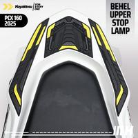 Gambar Honda PCX 160 2025 (CBS/ABS/RoadSync) Pelindung Body Motor Upper Stop Lamp & Behel Cover HAYAIDESU - Merah dari Pro Otomotif store undefined 3 Tokopedia
