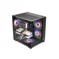 Gambar Digital Alliance DA N30S V2 White MATX Tempered Glass Gaming PC Case dari BerasSejahtera undefined 4 Tokopedia