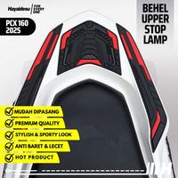 Gambar Honda PCX 160 2025 (CBS/ABS/RoadSync) Pelindung Body Motor Upper Stop Lamp & Behel Cover HAYAIDESU - Merah dari Pro Otomotif store undefined 1 Tokopedia