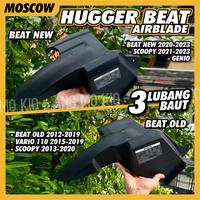 Gambar ORIGINAL MOSCOW HUGGER SPAKBOR KOLONG AIRBLADE BEAT NEW DELUXE STREET 2020 - 2024 SCOOPY FI 2017 - 2024 GENIO BEAT OLD LAMA 2012 - 2019 HUGER BEAT AIR BLADE SPAKBOARD KOLONG BELAKANG HONDA MATIC HAGER HUNGGER HANGGER PNP TANPA COAK ABS ISS 3 LUBANG BAUT dari Insowla undefined 5 Tokopedia