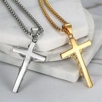 Gambar Kalung Salib Yesus Pria Katolik - Kalung Salib Corpus Titanium Asli Anti Karat - Silver dari Fitria_anisab undefined 4 Tokopedia