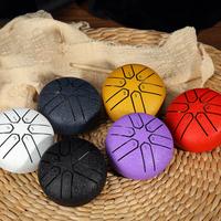 Gambar 3 inch Steel Tongue Drum 6 Notes Rain Drum Water Hand Drums Mini Handpan Drum Outdoor Rain Drum for Yoga Meditation Rain Drum dari Genvia Store undefined 4 Tokopedia