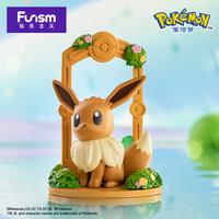 Gambar Genuine Funism Pokemon Let's go! Eevee Series Scenes Espeon Vaporeon Sylveon Leafeon Action Figure Model Toys Gift for Birthday dari Imat dimsi31 undefined 3 Tokopedia