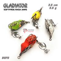 Gambar PROMO Lure Bufo GLADIATOR Action rasa Jaws Soft Frog softfrog NEW - C. Kuning dari StrikeMan Official undefined 4 Tokopedia