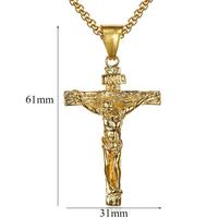 Gambar Kalung Salib Yesus Pria Katolik - Kalung Salib Corpus Titanium Asli Anti Karat - Silver dari Fitria_anisab undefined 1 Tokopedia