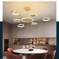Gambar Lampu gantung ruang tamu aesthetic lampu gantung minimalis modern lampu plafon led hias kamar tidur 3 Warna  lampu Kontrol Dinding dekorasi pelaminan gantung cafe hiasan meja minimalis lampu gantung dapur - 6 kepala dari Auroralights-TOKO undefined 4 Tokopedia