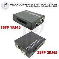 Gambar SFP MEDIA CONVERTER SFP 1 PORT 2 PORT LAN RJ45 2 PORT FIBER CONVERTER BEST SELLER - 2SFP 2RJ45 dari Sutra Pandu undefined 2 Tokopedia
