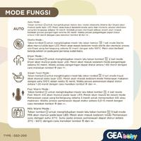 Gambar Gea Baby Quick Multifunction Sterilizer & Dryer (GSD-200) - Alat Steril dan Pengering Botol Susu Bayi - Caramel dari Glorya Mart undefined 4 Tokopedia