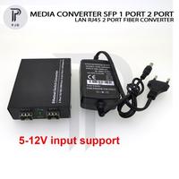 Gambar SFP MEDIA CONVERTER SFP 1 PORT 2 PORT LAN RJ45 2 PORT FIBER CONVERTER BEST SELLER - 2SFP 2RJ45 dari Sutra Pandu undefined 3 Tokopedia