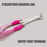 Gambar 2-SJ Slow Jigging Twin Assist with Mustad Hooks Glow Jigging Hooks Sea-Bream Sea Fishing Hook dari Fanze Store undefined 3 Tokopedia