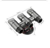 Gambar Multi-Functional Stop Kran 3 Cabang Vae For Toilet And Washing Hine, Copper 1-In-3-Out Angle dari stayhomestay01 undefined 2 Tokopedia