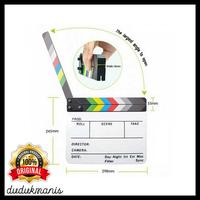Gambar Clapperboard Action Profesional Clapper Board Colorful Acrylic Papan Sutradara FOT-017 dari saimun kemeja5766 undefined 4 Tokopedia