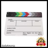 Gambar Clapperboard Action Profesional Clapper Board Colorful Acrylic Papan Sutradara FOT-017 dari saimun kemeja5766 undefined 3 Tokopedia