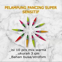 Gambar pelampung pancing super sensitif untuk mancing ikan mas/nila 3cm isi 10 pcs mix warna dari PUR MART13 undefined 2 Tokopedia