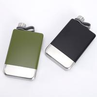 Gambar 9oz Portable 304 food grade SS Flagon Whiskey Vodka Wine Pot Hip Flask Set Alcohol Drinking pocket Bottle outdoor camping dari Makraka Store undefined 5 Tokopedia