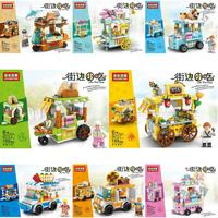 Gambar Mainan Lego street food edition / balok bangunan model toko pizza/ es krim edukasi anak dari First Educ undefined 1 Tokopedia