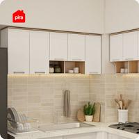 Gambar PIRA METROPOLIS OX -  HANA KC Rak Dapur / Rak Gantung Dapur / Kitchen Set Atas dengan Rak Bumbu - KC WU60 RB dari Water_store undefined 3 Tokopedia