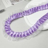 Gambar Ita bag Ribbon Ruffle Decoration 4cm Double Layers Colorful Itabag DIY Accessories for Anime Badge P ert Plate H309 - 1 meter(Width 4, Stickers dari Jati Ekron Prayogo undefined 4 Tokopedia
