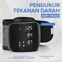 Gambar TaffOmicron Tensimeter Digital Tekanan Darah Bahasa Indonesia - A01 dari TaffOmicron Store undefined 2 Tokopedia