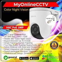 Gambar Paket Smart CCTV 8 NVR 8Ch IP Camera Ezviz Hikvision POE 3MP ColorVu Pant & Tilt 2 Way Audio Siap Pasang - No HDD dari DEWA CCTV 09 undefined 3 Tokopedia