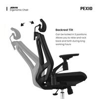 Gambar Pexio Jervis Kursi Kantor Ergonomis HitamTerlaris dari amploepr undefined 2 Tokopedia