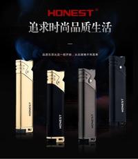Gambar HONEST BCZ3021 - Flame Torch Windproof Lighter - Korek Api Tahan Angin - Hitam dari lilyana99 undefined 1 Tokopedia