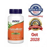 Gambar Now Foods Curcubrain, Cognitive Support, 400 Mg, 50 Veg Capsules Brain Exp Dates : Oct 2028 dari Trovella Indo Shop undefined 1 Tokopedia