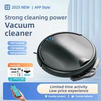 Gambar XM34 Robot Vacuum Cleaner 3 in 1 Smart App 6 Mode Control Sweeper Suction Sapu Pel Otomatis Rechargeable Remote USB Gyro - Black dari Tanaga Online Shop undefined 1 Tokopedia