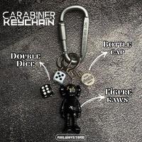 Gambar Carabiner Keychain Kalcer with Figure Kaws Aksesoris dari CV Tidar Pasang undefined 2 Tokopedia